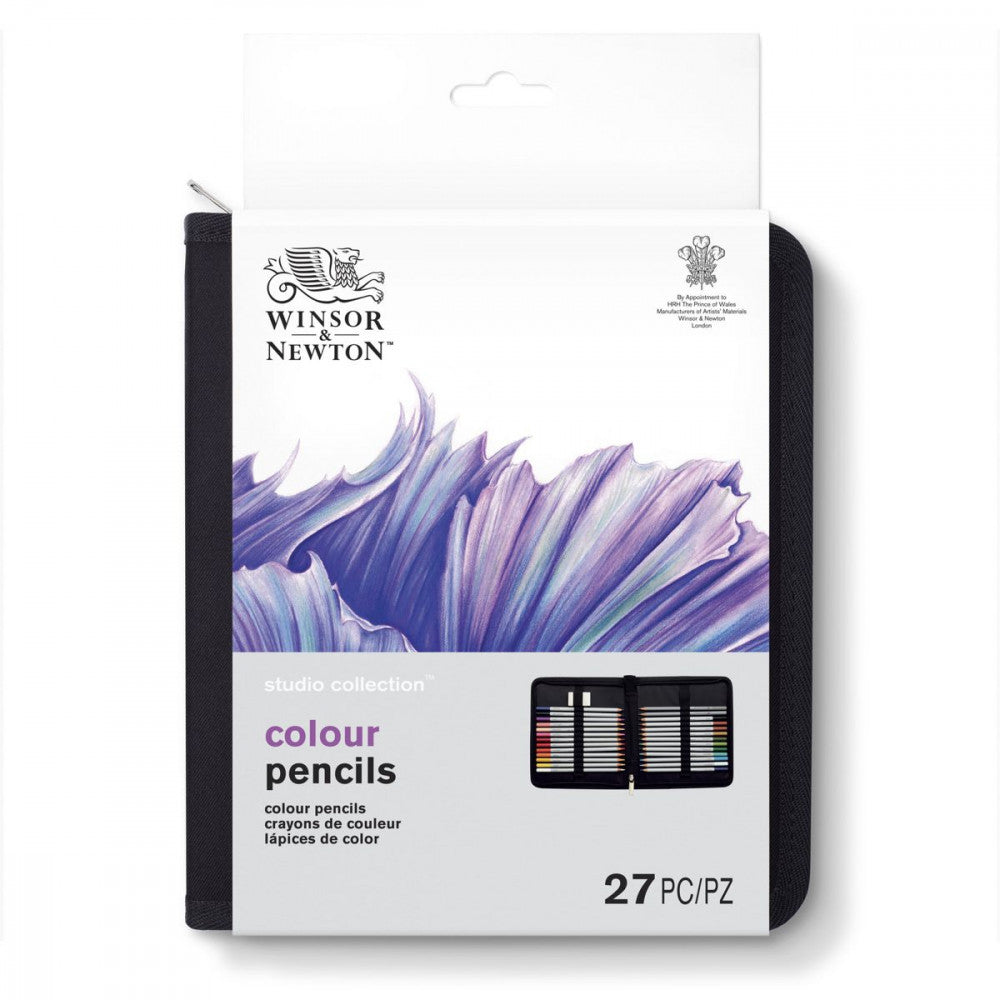 Estojo Lápis de Cor Studio Collection Winsor & Newton 27 Peças